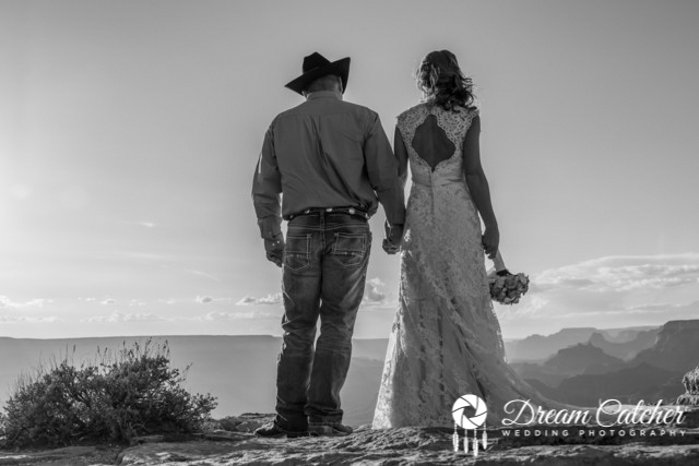 Lipan Point, Grand Canyon Wedding, L&W 12-81